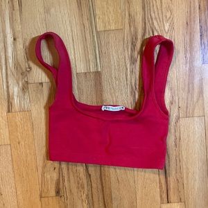 Zara square neck bra top S